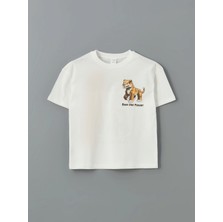 Lc Waikiki Yeni Sezon Baskılı Pamuklu Erkek Çocuk Tişört