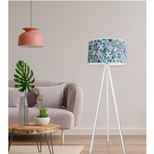 Allians Renkli Çini Patchwork Desenli Modern Lambader, Şık ve Şık Aydınlatma