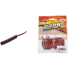Fujin Baby Worm 5.2 cm Floating Lrf Silikonu - Bloody Red