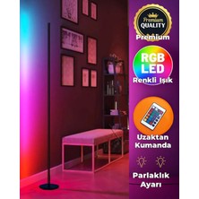 Allians Rgb LED Ayaklı Lambader, Kumandalı, Modern ve Şık Aydınlatma Parçası