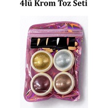 Ellea Nail 4lü Krom Toz Seti
