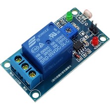 Emay Center Arduino 5V Ldr Röle Kartı Işık Sensörü Kontrollü Tekli Röle Kart