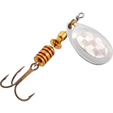 Alabalık Turna Döner Olta Kaşık - Ilba Tondo Alpha 30163 - Gümüş - No:3