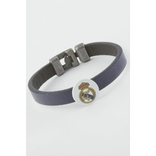 SiHako Lacivert Renkli Suni Deri Bileklik