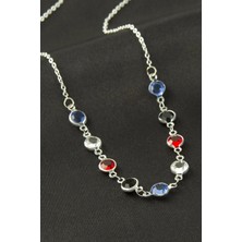 SiHako Yuvarlak Kristal Taşlı Kolye