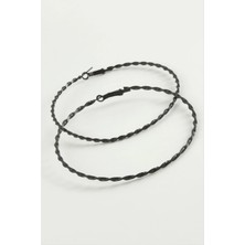 SiHako Burgulu Metal Halka Küpe 8-9-10 cm