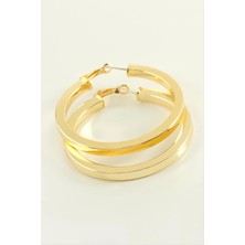 SiHako Ezme Halka Küpe 4,5 cm