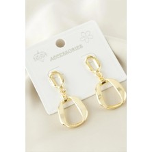 SiHako Oval Metal Küpe