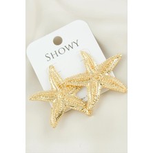 SiHako Deniz Yıldızı Metal Küpe