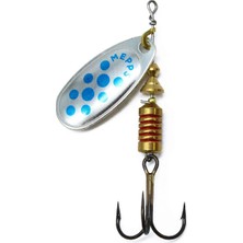 Alabalık Turna Döner Olta Kaşık - Mepps - Comet - Gümüş/mavi Noktalı No:0