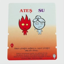 SiHako 2'li Ateş ve Su Bileklik Kartı