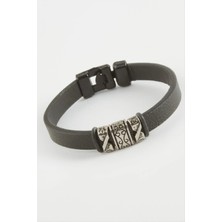 SiHako Çini Desenli Kaliteli Suni Deri Bileklik