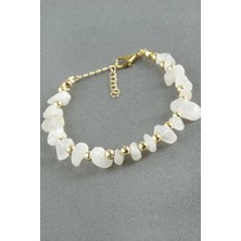 SiHako Pembe Kuvars Kırık Doğaltaş Bileklik