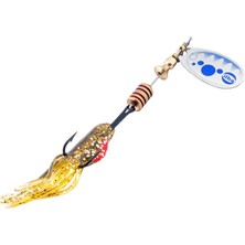 Alabalık Turna Döner Olta Kaşık - Ilba Bubble Yem 390123 - Gümüş/mavi - No:3