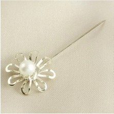 SiHako Inci Çiçek Eşarp Iğnesi