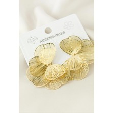 SiHako Çiçek Metal Küpe