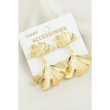 SiHako Yaprak Metal Küpe