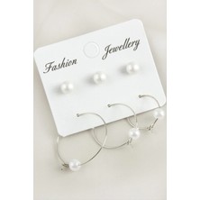 SiHako 6 Adet Inci Halka Küpe 2,5 cm