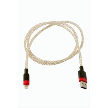 SiHako Işıklı Iphone USB Data Şarj Kablosu