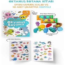 Bilfold Okyanus Boyama Kitabı - Oyun Hamurlu - 3 Yaş +
