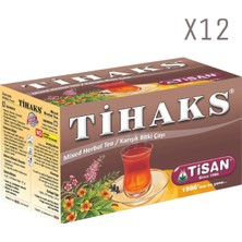DS LLC Tihaks Karışık Bitki Çayı 20 Süzen Poşet 12 Adet Iegtgrs-34