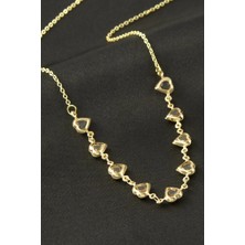 SiHako Kalp Kristal Taşlı Kolye