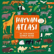 Bilfold Hayvan Atlası (Dünya Haritası ve Çıkartma Hediyeli)