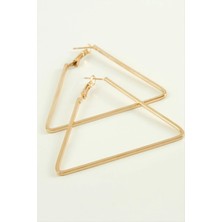 SiHako Üçgen Halka Küpe 4,5 cm