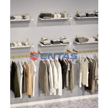 Md Vitrin Dekorsayon 250*H:220,GIYINME Odası Rafı,askılık Sistemi, Mağaza Raf Sistemi,butik Raf Sistemi