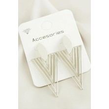 SiHako Üçgen Metal Küpe