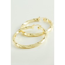 SiHako Burgulu Halka Küpe 6 cm