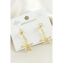 SiHako Deniz Yıldızı Metal Küpe