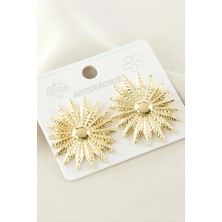 SiHako Çiçek Metal Küpe