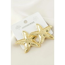 SiHako Deniz Yıldızı Metal Küpe