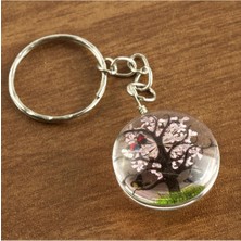 SiHako Ağaç Canlı Anahtarlık