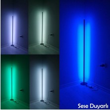 Allians Sese Duyarlı Rgb LED Lambader, Dekoratif Köşe Aydınlatması