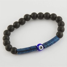 SiHako Onix-Hematit Doğaltaş Bileklik