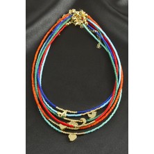 SiHako Karışık Figürlü Miyoki Boncuk Kolye 1 Adet