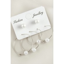 SiHako 6 Adet Inci Halka Küpe 2,5 cm