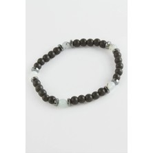 SiHako Akik Hematit Onix Doğaltaş Bileklik