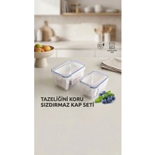 Cook&Kitchen Emhouse Kilitli Saklama Kabı 2'li