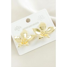 SiHako Orkide Metal Küpe