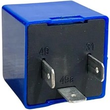Sanel 12V Elektronik Flaşör 3 Uçlu (31-49A-49) (Kısa Tip)