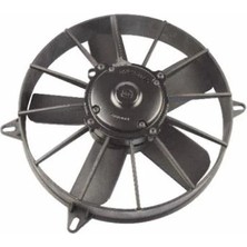 Kormas 12V Fan Motoru Emici Aksiyel 11 " (Geniş Tip Kalın Motor) (5 Kanat) (Dış Çap 310 Mm)