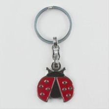 SiHako Uğur Böceği Figürlü Metal Anahtarlık