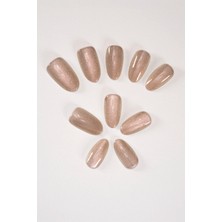 Takma Tırnak Seti & Zararsız Yapıştırıcı, Cat Eye