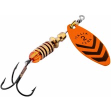 Alabalık Turna Döner Olta Kaşık - Ilba Sergente 58532 - Portakal/siyah - No:2