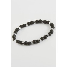 SiHako Hematit & Mat Onix Doğaltaş Bileklik