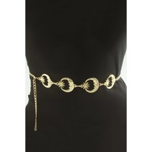 SiHako Ay Yıldız Metal Zincir Kemer