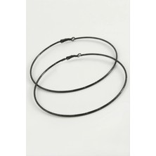 SiHako Noktalı Metal Halka Küpe 8-9-10 cm